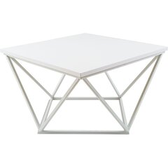 Sohvapöytä kaareva 60 cm valkoinen hinta ja tiedot | Sohvapöydät | hobbyhall.fi