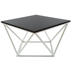 Sohvapöytä Curved 60 cm valkoinen ja musta hinta ja tiedot | Sohvapöydät | hobbyhall.fi