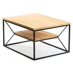 OakLoft sohvapöytä 80 cm vaalea tammi hinta ja tiedot | Sohvapöydät | hobbyhall.fi