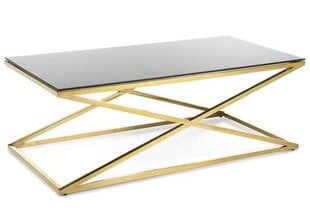 Saliba Gold Black sohvapöytä 120 cm hinta ja tiedot | Sohvapöydät | hobbyhall.fi