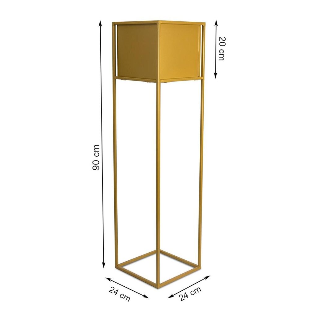 Moderni kukkateline kultainen 90 cm hinta ja tiedot | Kukkatelineet ja kukkapöydät | hobbyhall.fi