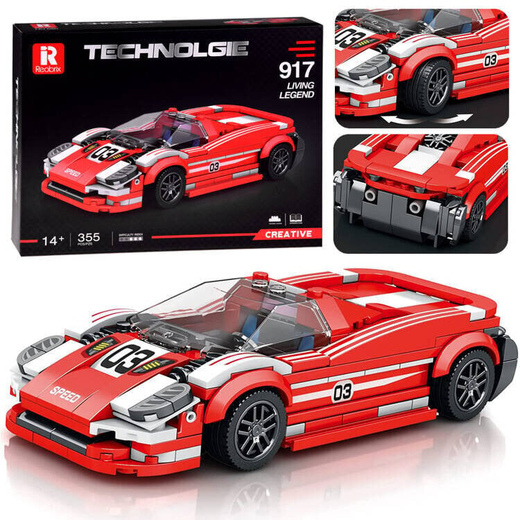 917 urheiluauto -rakennussarja, 355 osaa hinta ja tiedot | LEGOT ja rakennuslelut | hobbyhall.fi