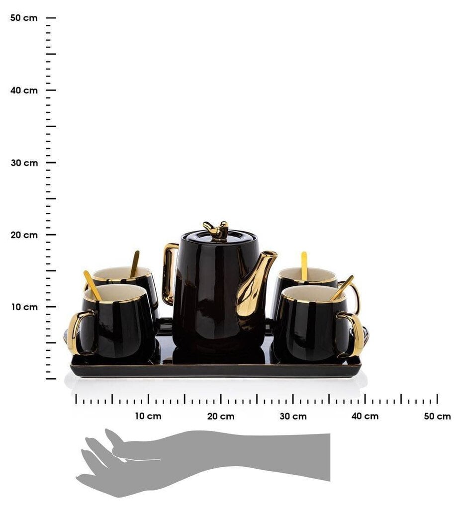 Noah Musta kultainen kahvipalvelu hinta ja tiedot | Lasit, mukit ja kannut | hobbyhall.fi