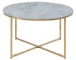Falchetto Gold Marble 80 cm pöytä hinta ja tiedot | Sohvapöydät | hobbyhall.fi