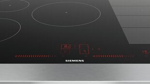 Keittotaso Siemens EX801LVC1E Musta, Ruostumaton teräs Sisäänrakennettu induktioliesi 5 poltinta hinta ja tiedot | Liesitasot | hobbyhall.fi