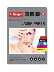 Activejet AP4-160G100L valokuvapaperi lasertulostimille; A4; 100 kpl. hinta ja tiedot | Mustekasetit | hobbyhall.fi