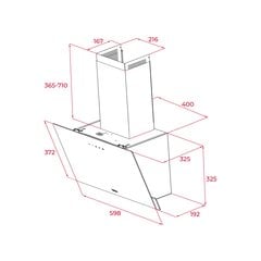 Teka DVN64030WH hinta ja tiedot | Liesituulettimet | hobbyhall.fi