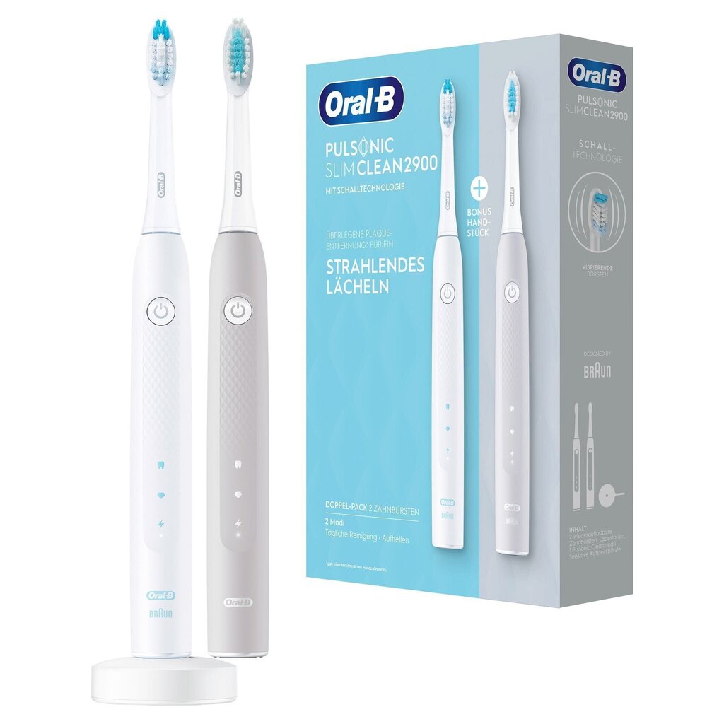 Oral-B Pulsonic Slim Clean 2900 hinta ja tiedot | Sähköhammasharjat | hobbyhall.fi