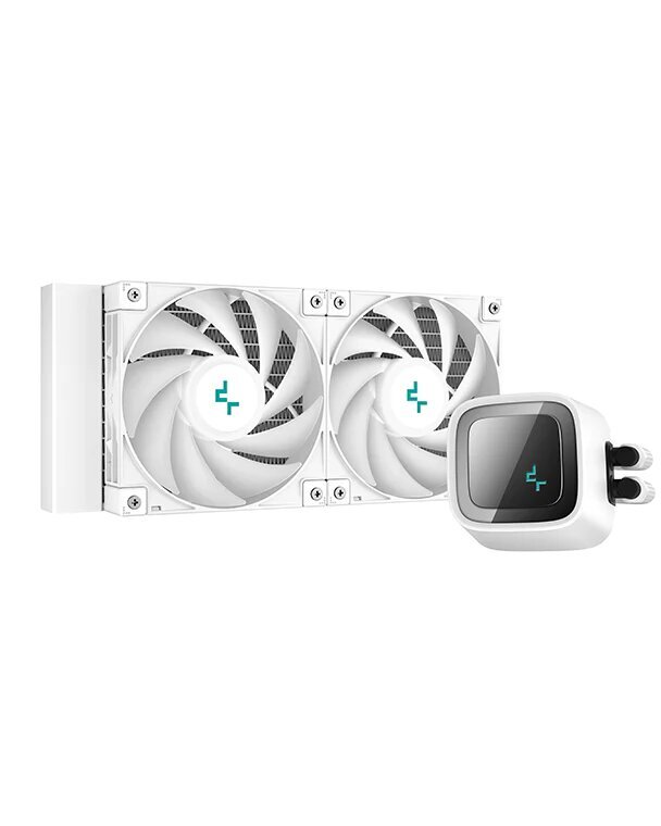 Jäähdytin Deepcool LS520 A-RGB, valkoinen hinta ja tiedot | Prosessorin jäähdyttimet | hobbyhall.fi