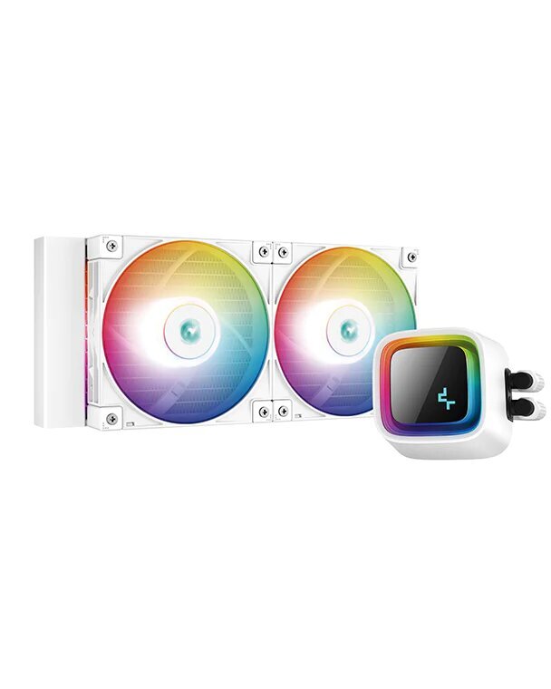 Jäähdytin Deepcool LS520 A-RGB, valkoinen hinta ja tiedot | Prosessorin jäähdyttimet | hobbyhall.fi