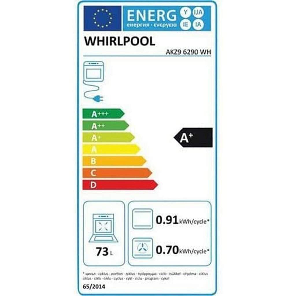 Whirlpool AKZ96290WH hinta ja tiedot | Erillisuunit | hobbyhall.fi