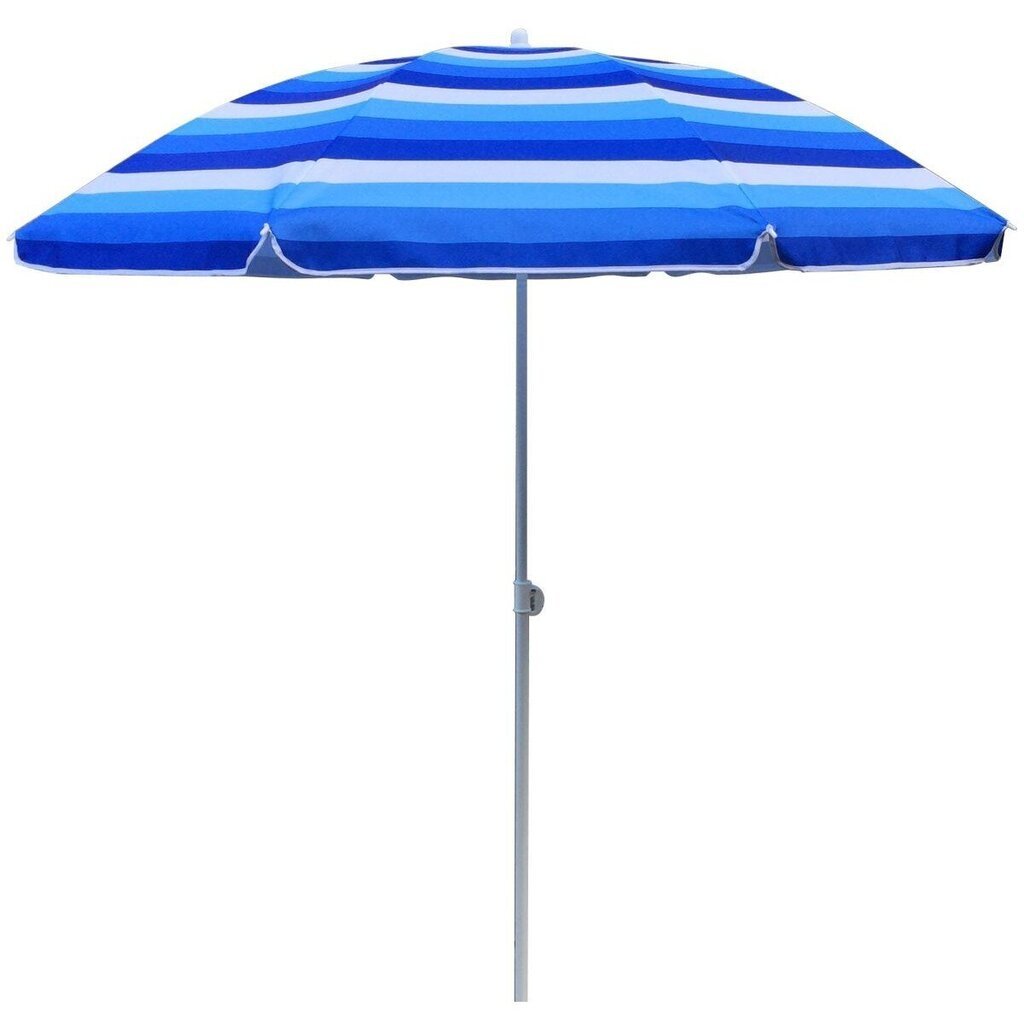 Aurinkovarjo Enero Camp Blue Line, sininen hinta ja tiedot | Aurinkovarjot ja markiisit | hobbyhall.fi