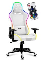 HUZARO FORCE 6.2 valkoinen RGB LED - pelituoli hinta ja tiedot | Toimistotuolit | hobbyhall.fi