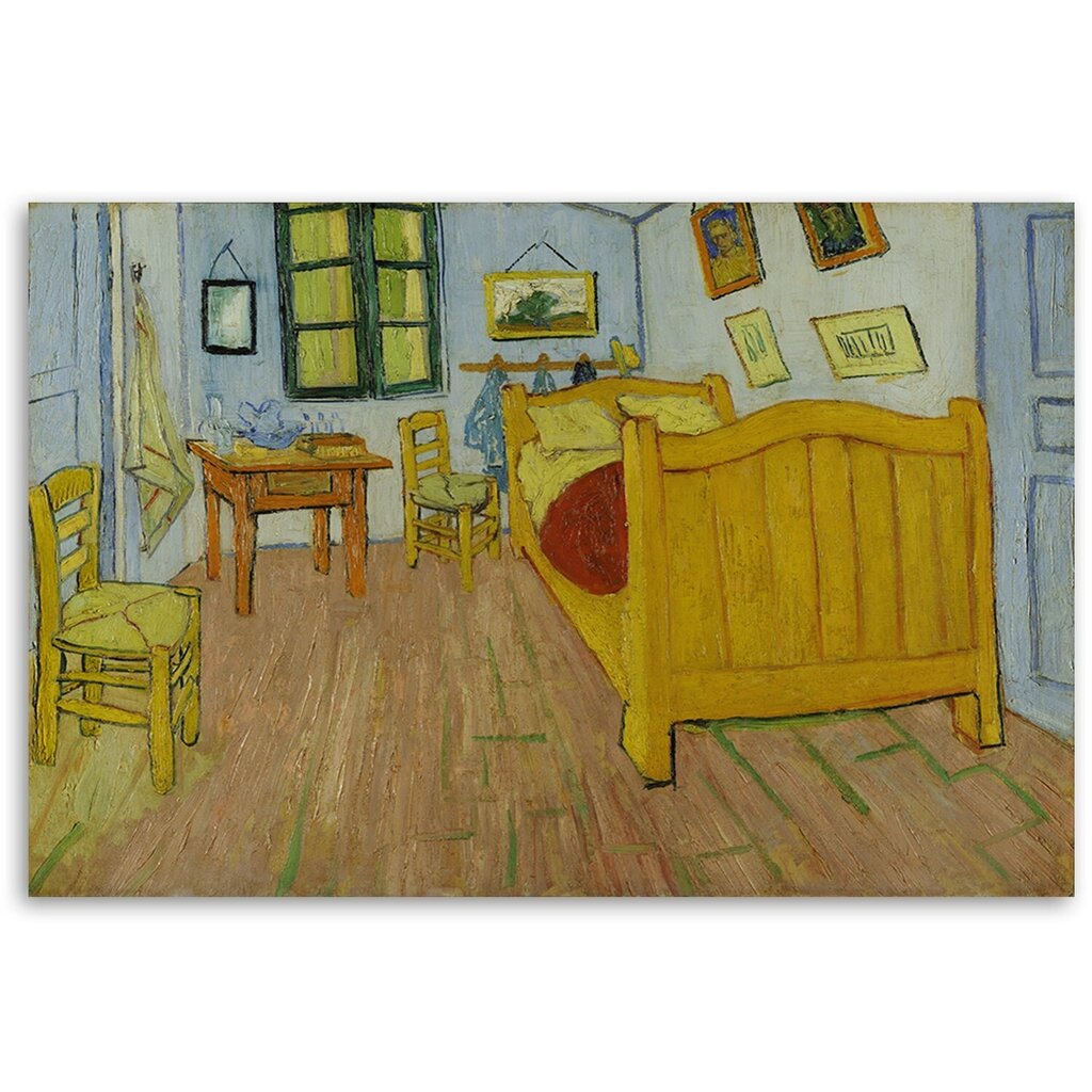 Kankaalle maalaus, Vincent Van Gogh, makuuhuone Arlyssä hinta ja tiedot | Taulut | hobbyhall.fi