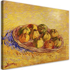 Kankaalle maalaus, Vincent van gogh, kori omenoilla hinta ja tiedot | Taulut | hobbyhall.fi