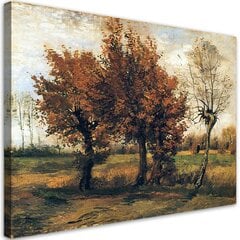 Maalaus kankaalle. Vincent Van Gogh, syksyn maisema hinta ja tiedot | Taulut | hobbyhall.fi