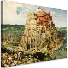 Kankaalle maalaus, Pieter Bruegel, Babel -torni hinta ja tiedot | Taulut | hobbyhall.fi