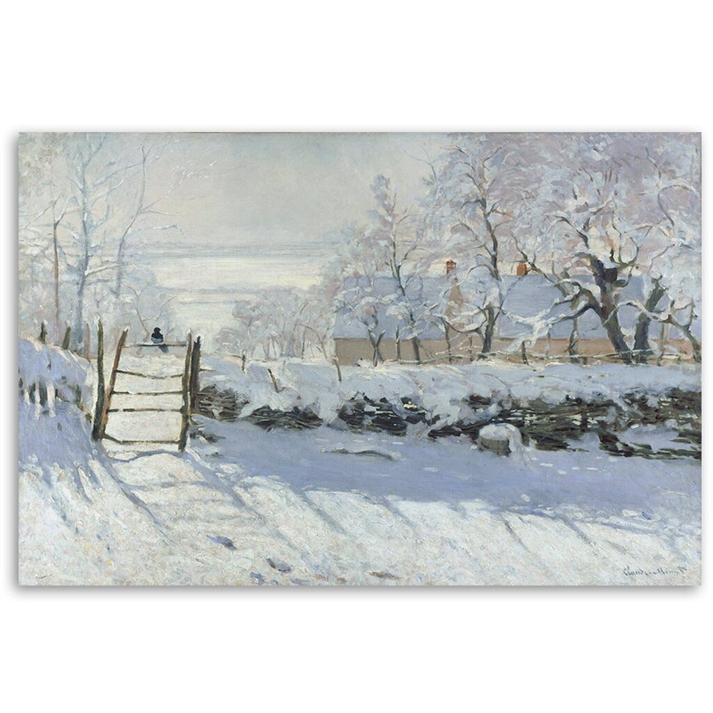 Kankaalle maalaus, Claude Monet, hara hinta ja tiedot | Taulut | hobbyhall.fi
