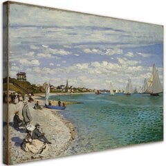 Kankaalle maalaus, Claude Monet, regatta Sainnessa hinta ja tiedot | Taulut | hobbyhall.fi