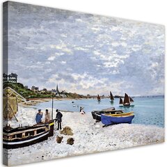 Kankaalle maalaus, Claude Monet, Sainte -osoite Beach hinta ja tiedot | Taulut | hobbyhall.fi