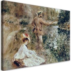 Kankaalle maalaus, Pierre Auguste Renoir, kalastaja hinta ja tiedot | Taulut | hobbyhall.fi
