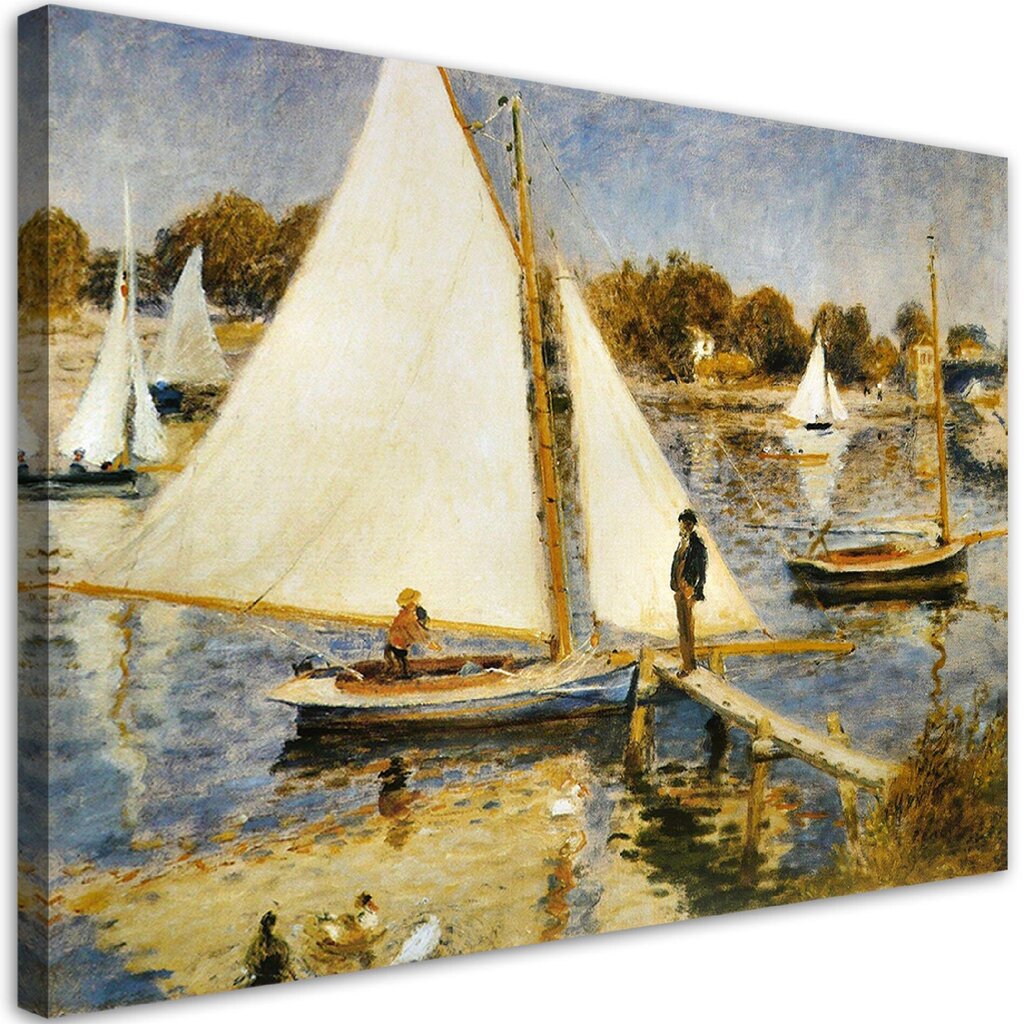 Kankaalle maalaus, Pierre Auguste Renoir, Seine Argenteuilissa hinta ja tiedot | Taulut | hobbyhall.fi