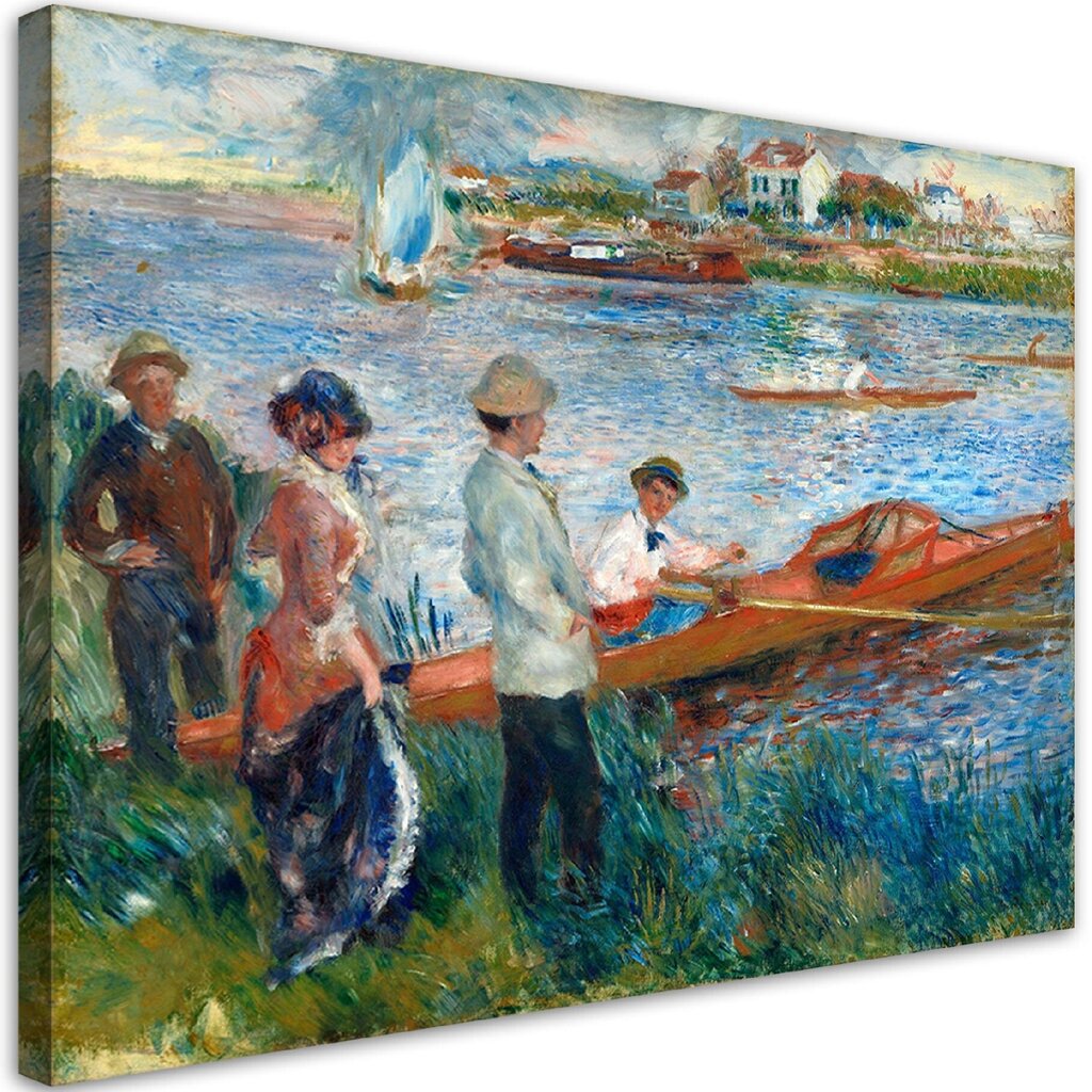 Kankaalle maalaus, Pierre Auguste Renoir, Rowers Chatou hinta ja tiedot | Taulut | hobbyhall.fi
