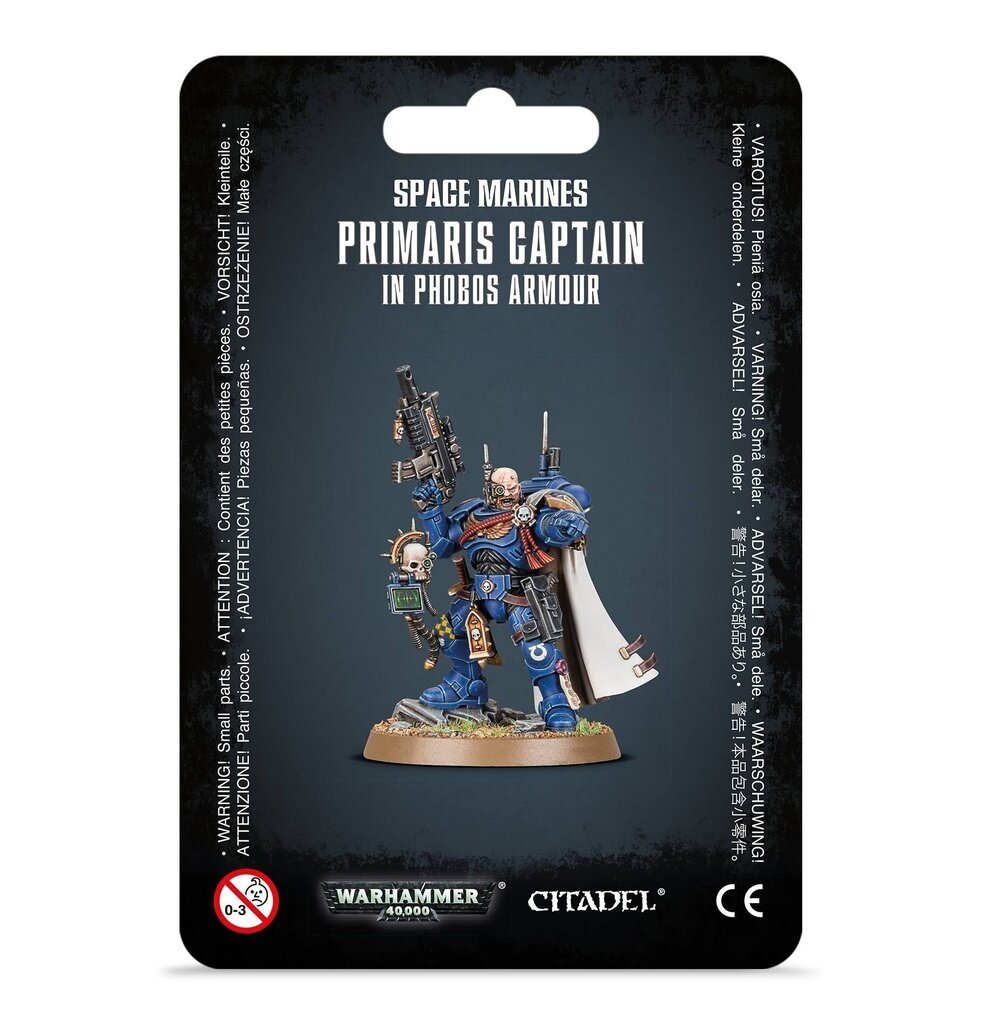 Warhammer 40k Space Marines Primaris kapteeni Phobos-panssarissa hinta ja tiedot | LEGOT ja rakennuslelut | hobbyhall.fi