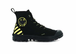 Kengät Palladium Pampa Smiley DT / musta-keltainen hinta ja tiedot | Naisten saappaat | hobbyhall.fi