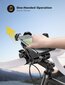 Grefay Bike Phone Holder Universal moottoripyöräpuhelimen pidike maantiepyörälle MTB skootterille, jossa on 360 kierto 4.7-7.2" älypuhelimelle hinta ja tiedot | Puhelintelineet | hobbyhall.fi