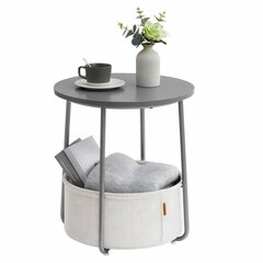 Sanomalehtipöytä olohuoneeseen harmaa hinta ja tiedot | Sohvapöydät | hobbyhall.fi