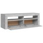 vidaXL TV-taso LED-valoilla betoninharmaa 120x35x40 cm hinta ja tiedot | TV-tasot | hobbyhall.fi