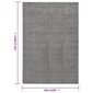 vidaXL Lyhytnukkainen matto 160x230 cm harmaa hinta ja tiedot | Isot matot | hobbyhall.fi