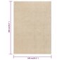 vidaXL Lyhytnukkainen matto 140x200 cm beige hinta ja tiedot | Isot matot | hobbyhall.fi