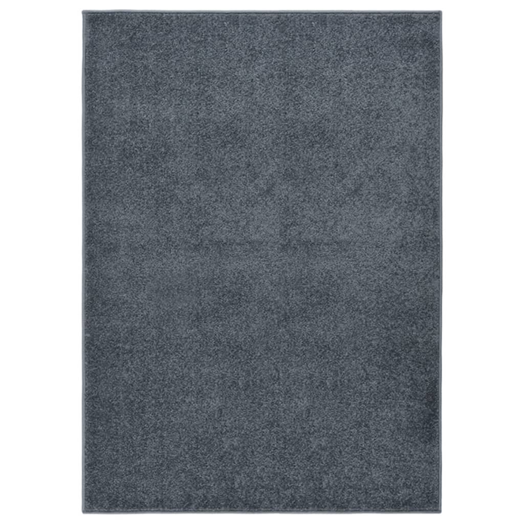 vidaXL Lyhytnukkainen matto 120x170 cm antrasiitti hinta ja tiedot | Joogamatot | hobbyhall.fi