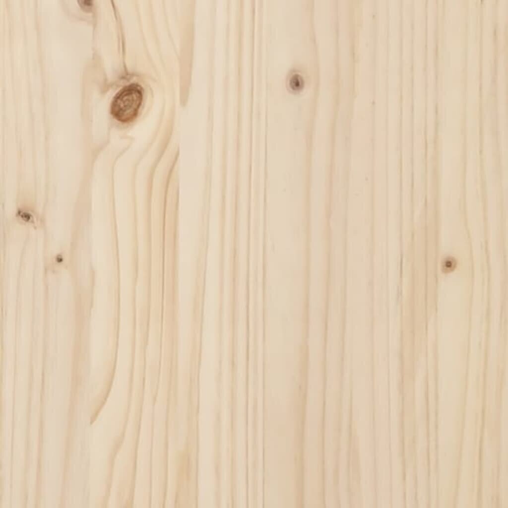 vidaXL Sängynrunko täysi puu 120x190 cm 4FT Small Double hinta ja tiedot | Sängyt | hobbyhall.fi