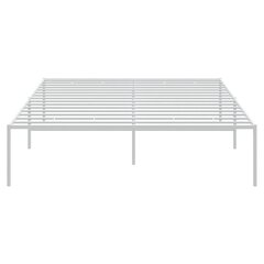 vidaXL Metallinen sängynrunko valkoinen 120x190 cm hinta ja tiedot | Sängyt | hobbyhall.fi