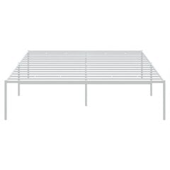 vidaXL Metallinen sängynrunko valkoinen 120x200 cm hinta ja tiedot | Sängyt | hobbyhall.fi