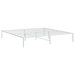 vidaXL Metallinen sängynrunko valkoinen 193x203 cm hinta ja tiedot | Sängyt | hobbyhall.fi