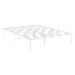 vidaXL Metallinen sängynrunko valkoinen 140x200 cm hinta ja tiedot | Sängyt | hobbyhall.fi