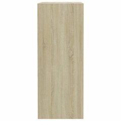 vidaXL 2-tasoinen kirjahylly Sonoma-tammi 40x30x76,5 cm lastulevy hinta ja tiedot | Hyllyt | hobbyhall.fi