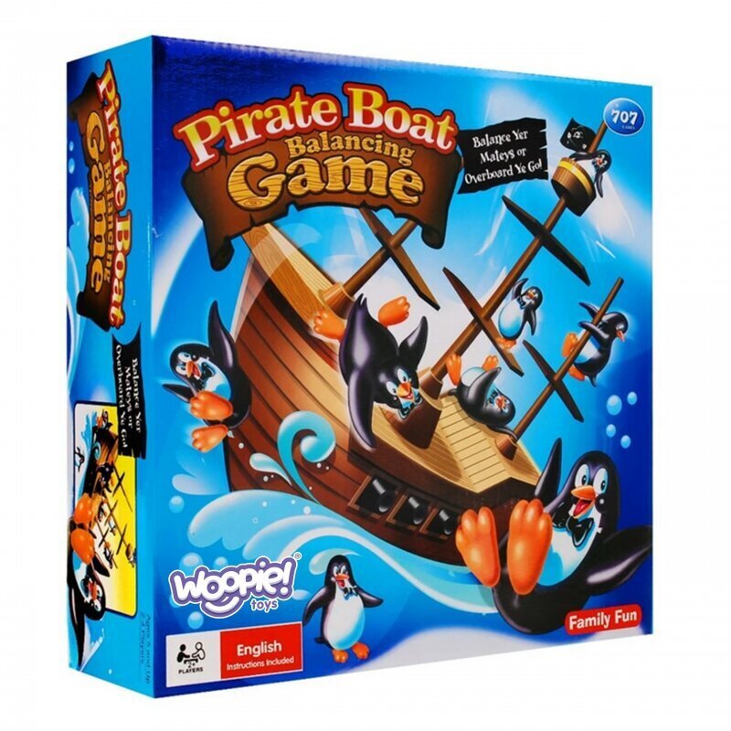 Woopie Pirate Ship with Penguins -peli hinta ja tiedot | Lautapelit ja älypelit | hobbyhall.fi