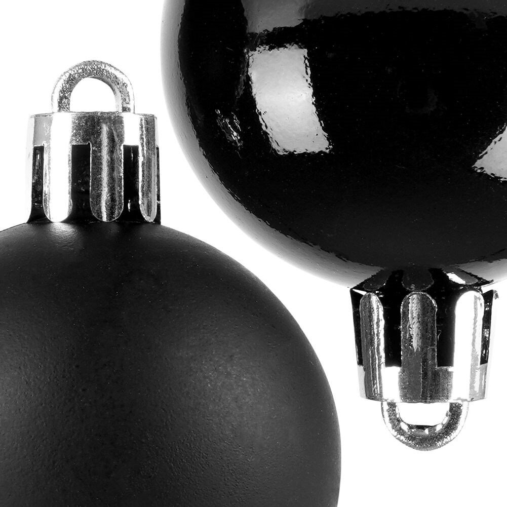 Joululelusetti, 20 palaa, musta hinta ja tiedot | Joulukuusen koristeet | hobbyhall.fi