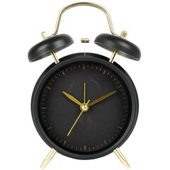 Metallinen kello, retro, musta/kulta hinta ja tiedot | Kellot | hobbyhall.fi