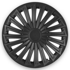 4× Joy Hubcap 15" musta hinta ja tiedot | Pölykapselit | hobbyhall.fi