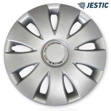 4× Jestic hubcap 15" hopea hinta ja tiedot | Pölykapselit | hobbyhall.fi