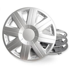 4× Jestic hubcap 15" hopea hinta ja tiedot | Pölykapselit | hobbyhall.fi