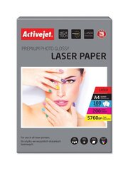 Activejet AP4-200G100L valokuvapaperi lasertulostimille; A4; 100 kpl. hinta ja tiedot | Tulostustarvikkeet | hobbyhall.fi