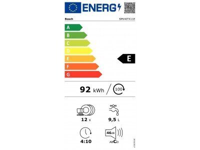 Bosch Serie 2 SPV2XMX01E astianpesukone täysin integroitava, 10 asetusta F hinta ja tiedot | Astianpesukoneet | hobbyhall.fi