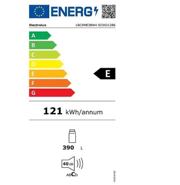 Electrolux LRC9ME38W4 hinta ja tiedot | Jääkaapit | hobbyhall.fi